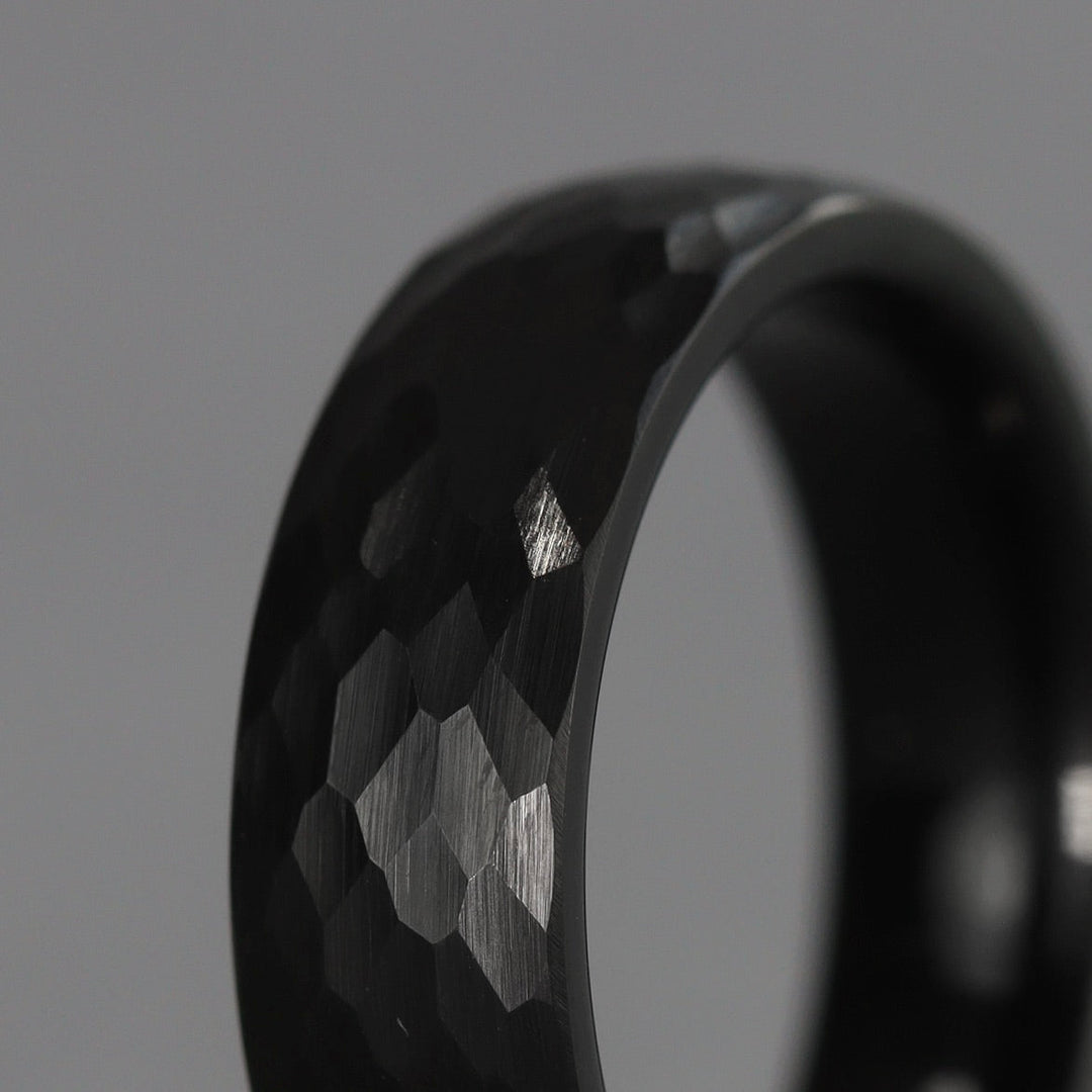 Black Super Titanium Wedding Rings