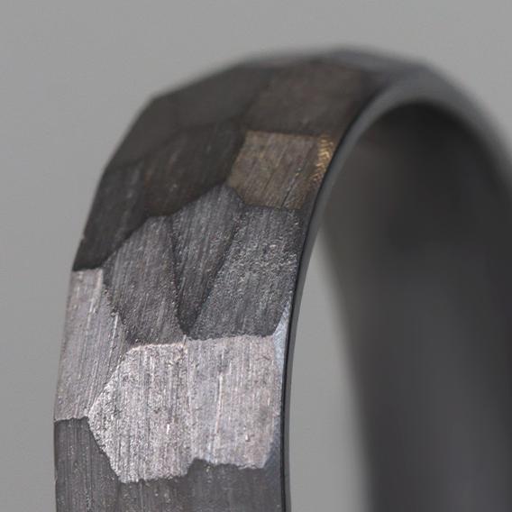 Hammered Effect Wedding Rings