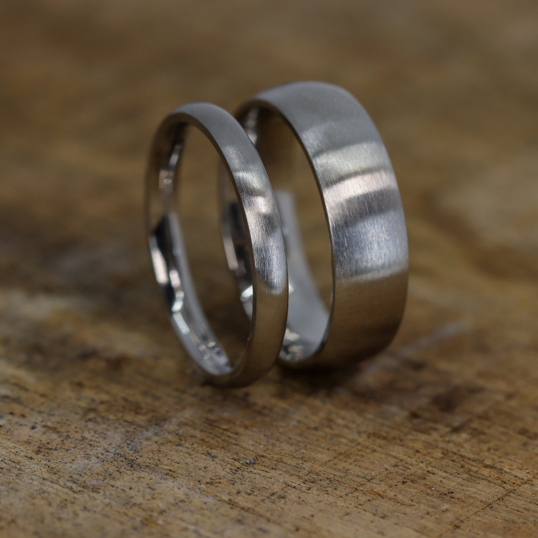 Cheap matching wedding bands for him and on sale her