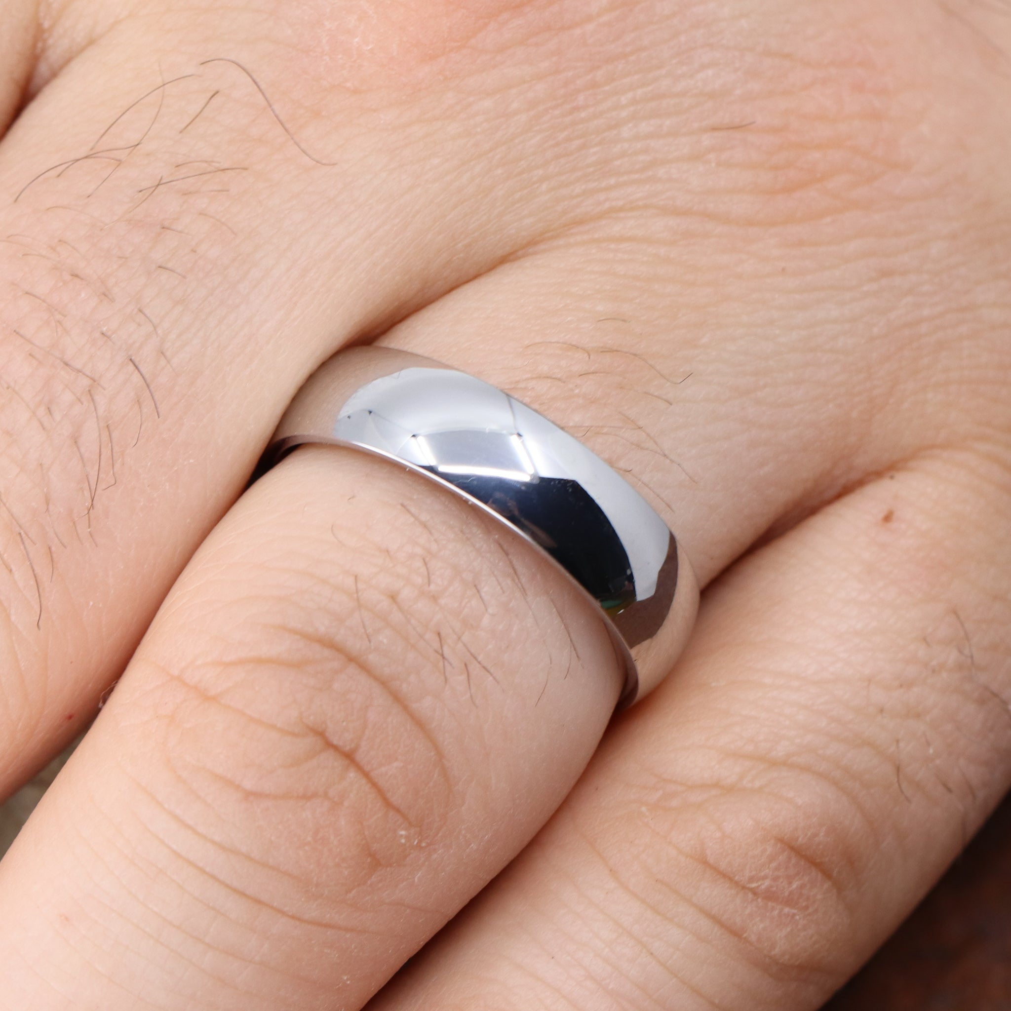 Stainless wedding band sale